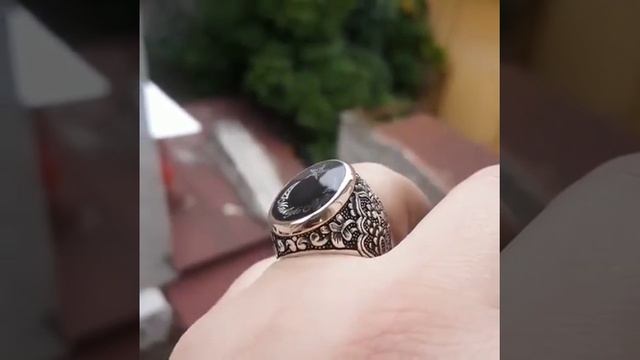 Кольцо Эмаль рисунок ручной работы в виде полумесяца и звезды мусульманская символика смотреть онлайн