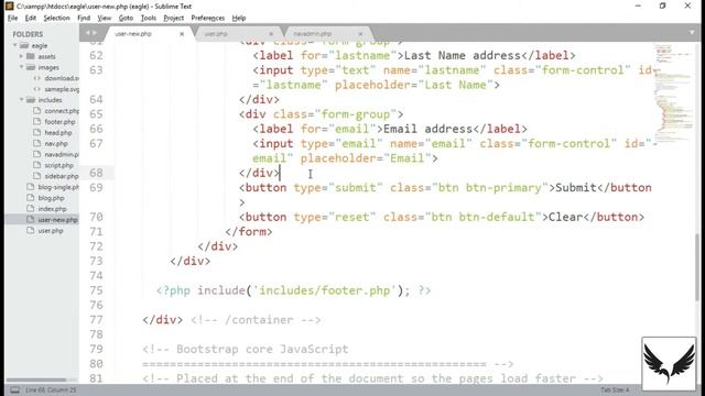 18 finishing up insert process with php and mysql database смотреть онлайн