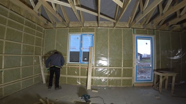 1.6 Каркасный дом за 60 дней / 30 ДНЕЙ С МОМЕНТА НАЧАЛА, ЧТО ИМЕЕМ?! смотреть онлайн