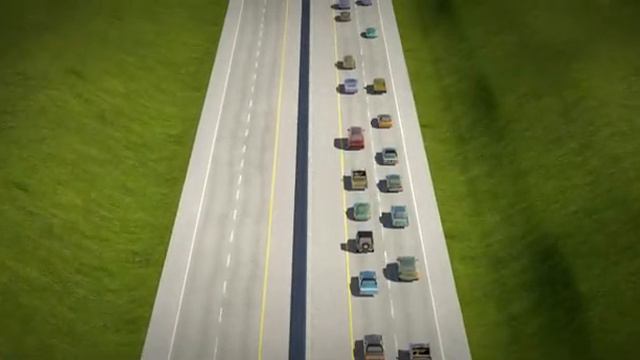 Heavy or Rush Hour Traffic (2 Lanes) - Keep Right Traffic Safety Instructional Video смотреть онлайн