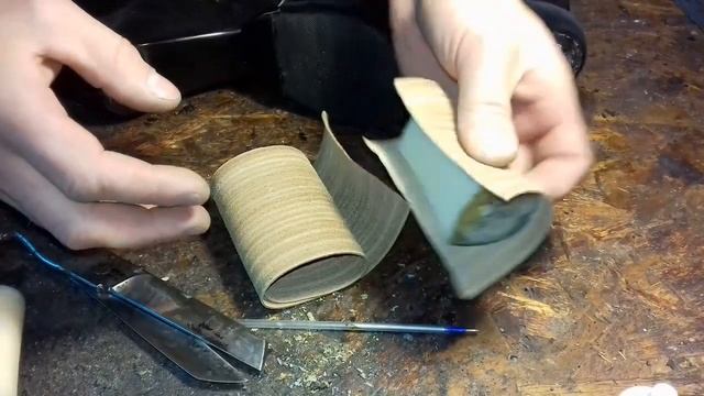 Замена кожаной обтяжки на женских каблуках! смотреть онлайн