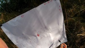 Отстрел патронов 12 калибра с крахмалом в полиэтиленовом мешочке.