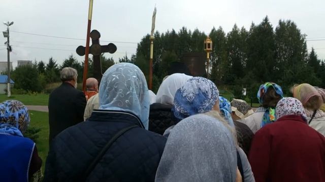Крестный ход на престольный праздник храма в Тайнинском (Мытищи) смотреть онлайн