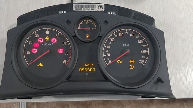 Доработанная приборная панель Astra H (механика) смотреть онлайн