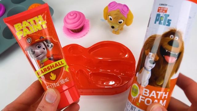 Learn Colors and Shapes with Paw Patrol Cupcakes! смотреть онлайн