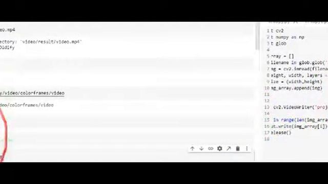 convert images into videos python code смотреть онлайн