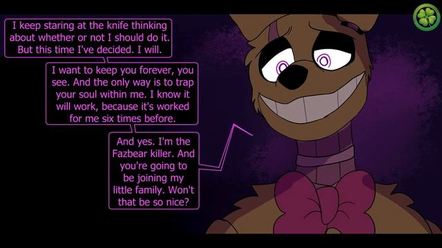 ДРУГАЯ ТЕМНАЯ КОНЦОВКА ☘ ЧТО СДЕЛАЕТ СПРИНГТРАП С ДАЛИЕЙ ?  ☘ SPRINGTRAP AND DELIAH  ☘ КОМИКС № 02