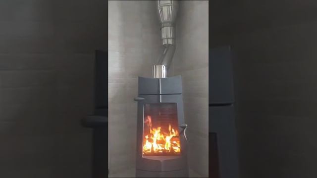 Печь-камин INVICTA в работе смотреть онлайн