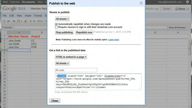 How to Embed a Google Docs Spreadsheet into a Wordpress Page смотреть онлайн