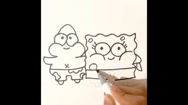 Губка боб и Патрик | Как нарисовать Спанч Боба и Патрика смотреть онлайн