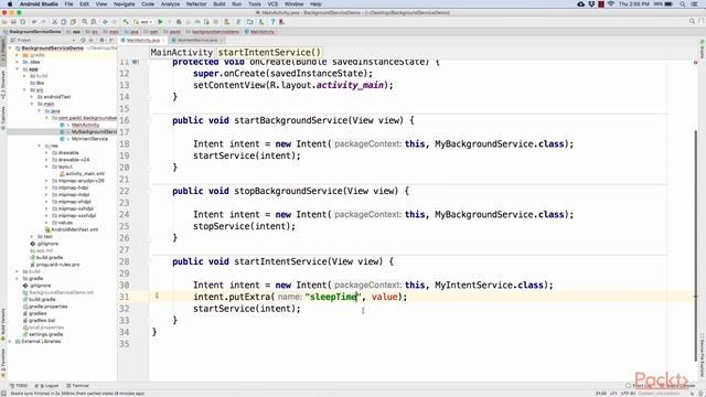Hands-on Background Services in Android: Create & Send Work Req to IntentService|packtpub.com смотреть онлайн