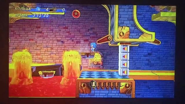 Трудный старый босс Фэнг и лицо нового персонажа Трип: прохождение игры Sonic Superstars с другом #