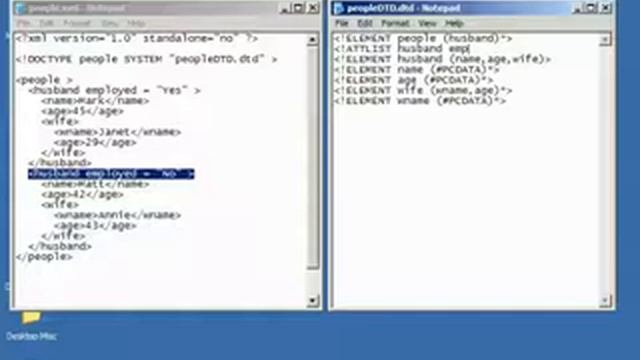 XML Tutorial 28 Attributes In DTD Schema смотреть онлайн