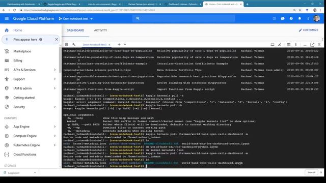 Dashboarding with Notebooks, Day 3: Running notebooks with the Kaggle API | Kaggle смотреть онлайн