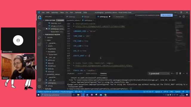 Nelson Milla - Crea tu portafolio usando Python Django смотреть онлайн