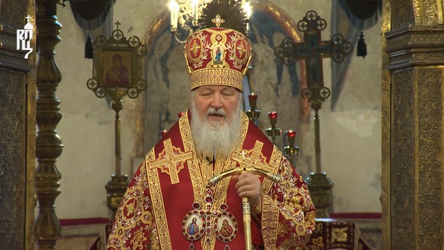 Проповедь Патриарха Кирилла в понедельник Светлой седмицы 2017 смотреть онлайн