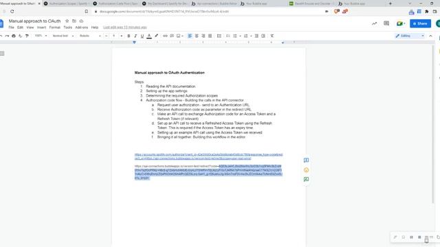 How to set up OAuth on Bubble using Spotify Part 1 (manual process) [API Connector Tutorial 4/7] смотреть онлайн