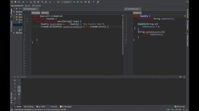Java Programming Tutorials - 39 - Adding Objects to a LinkedList Data Structure смотреть онлайн
