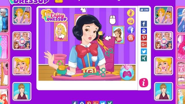 DISNEY PRINCESS MAKEOVER - 2 Girls 1 Quick Look смотреть онлайн