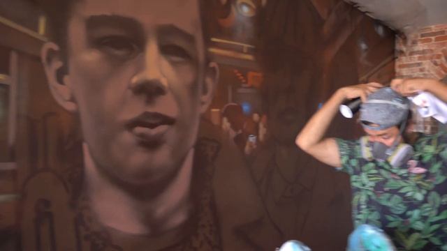 Graffiti Gangsters. Как рисовать портреты баллончиками.Брат2, Al Pacino. Видео-урок граффити смотреть онлайн