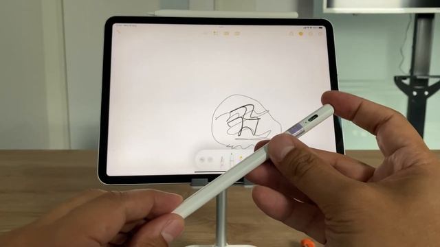 Fake Apple Pencil without Bluetooth enabled for iPad Pro 11 & 12.9 Gen 3, Air 4 & 5 and iPad Mini 6 смотреть онлайн