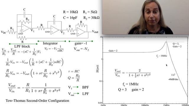 A Second-Order Op-Amp Circuit: Tau-Thomas смотреть онлайн
