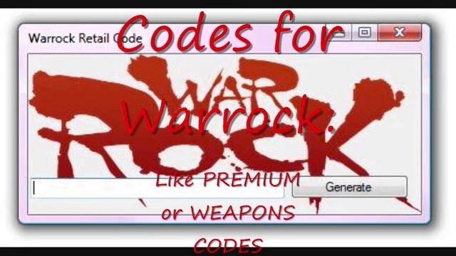 Warrock Retail / Premium Codes смотреть онлайн