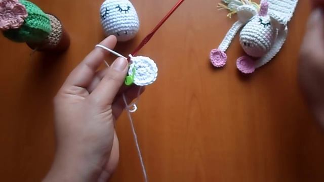 Unicornio marcapágina a crochet | crochet bookmark