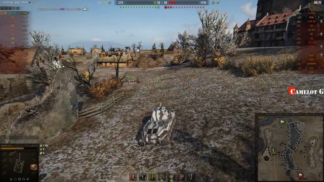 1 РУССКИЙ VS ПРОТИВ 8 АМЕРИКАНЦЕВ В WOT! К такому их жизнь не готовила! Camelot G. смотреть онлайн