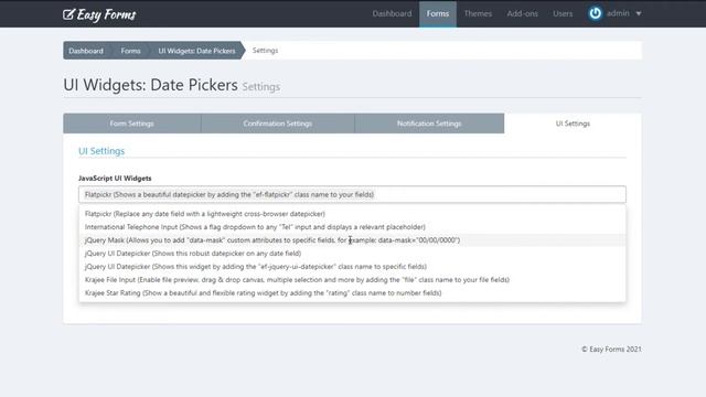 How To Add Date PIckers To Your Forms - UI Widgets - Easy Forms смотреть онлайн