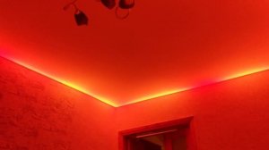 Адресная лента под натяжным потолком на Arduino