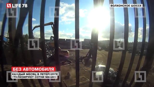 Каждый месяц в Петербурге утилизируют сотни машин смотреть онлайн