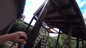 Беседка из бруса своими руками - пришлось переделать(