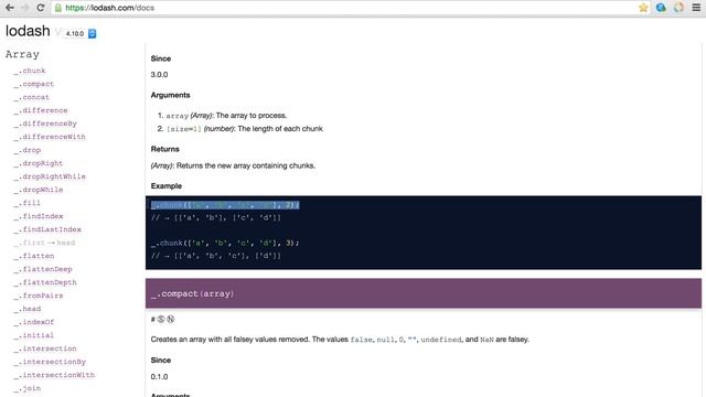 Simple started lodash js смотреть онлайн