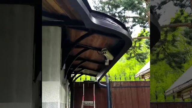 Радиусный водосточный желоб на крылечко.