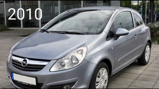 Opel Corsa 1996-2023 смотреть онлайн