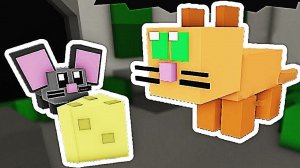 Охотник кот  в build a boat, Roblox.