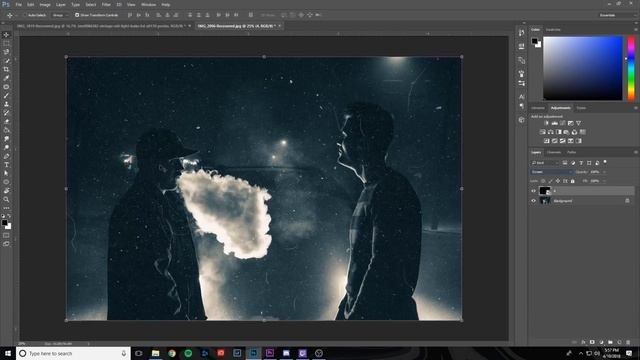 How to Apply a Dust and Scratches Texture for a Vintage Film Look in Photoshop смотреть онлайн