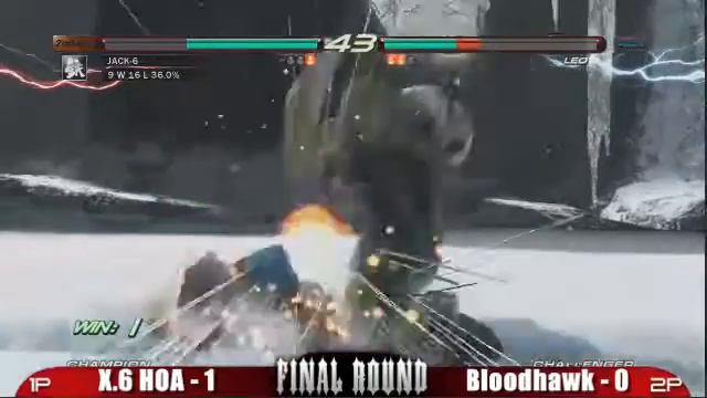 Final Round XIV (2011): Tekken 6 Loser's SemiFinals: Bloodhawk vs. Anakin смотреть онлайн