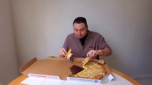 Dominos Garlic Parmesan White Sauce Cheese Pizza Review смотреть онлайн