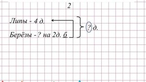Решение задач в два действия 1 класс