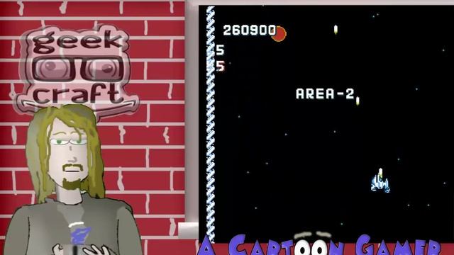 A Cartoon Gamer Plays Gun Nac||Best NES Retro Space shooter смотреть онлайн