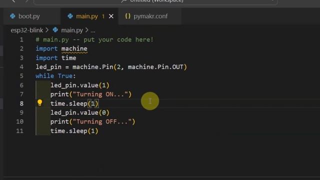 MicroPython using VSCode PyMakr on ESP32/ESP8266 смотреть онлайн