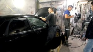 Subaru Impreza WRX. Довести до идеала. Покраска крыши и замена лобового стекла