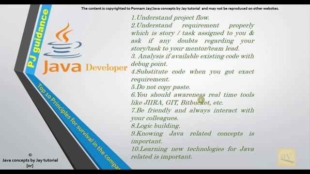 top 10 principles for survival as Java Developer in the company | PJ guidance for java developer смотреть онлайн