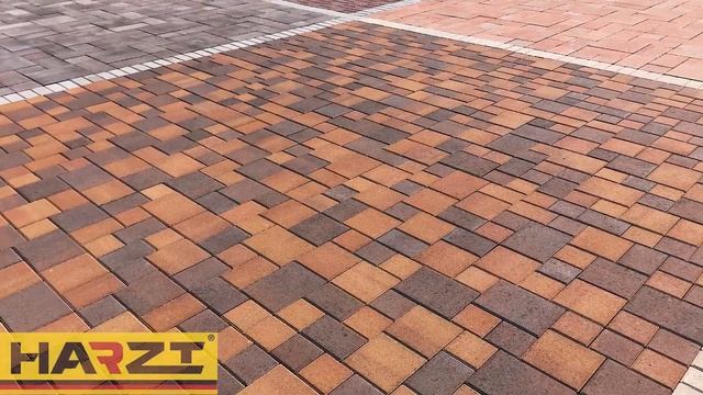 Вибропрессованная тротуарная плитка HARZT смотреть онлайн