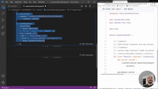 JSON Deserialization in F# | Working with Questrade API Authentication | StonkWatch Ep.18 смотреть онлайн