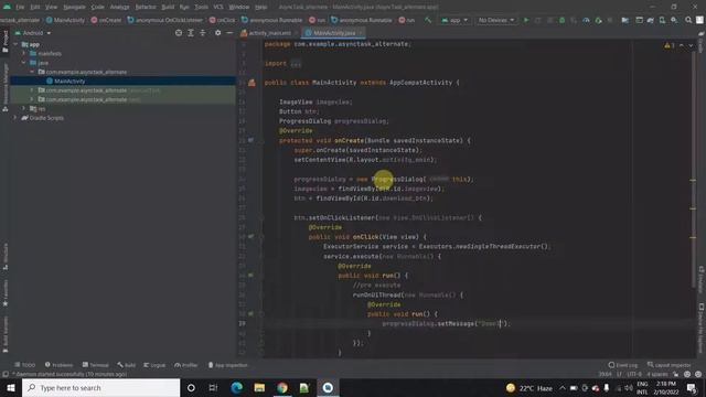The AsyncTask API is deprecated in Android 11. What are the alternatives? || Android studio смотреть онлайн