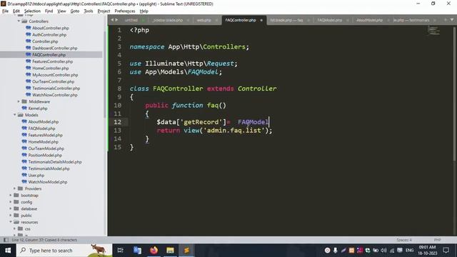 #20 FAQ Title, Description Admin Update and Frontend side FAQ show | One Page Website in Laravel 10 смотреть онлайн