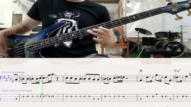 Stevie Wonder - Sir Duke ( La Classe di Basso bass cover tab score ) смотреть онлайн